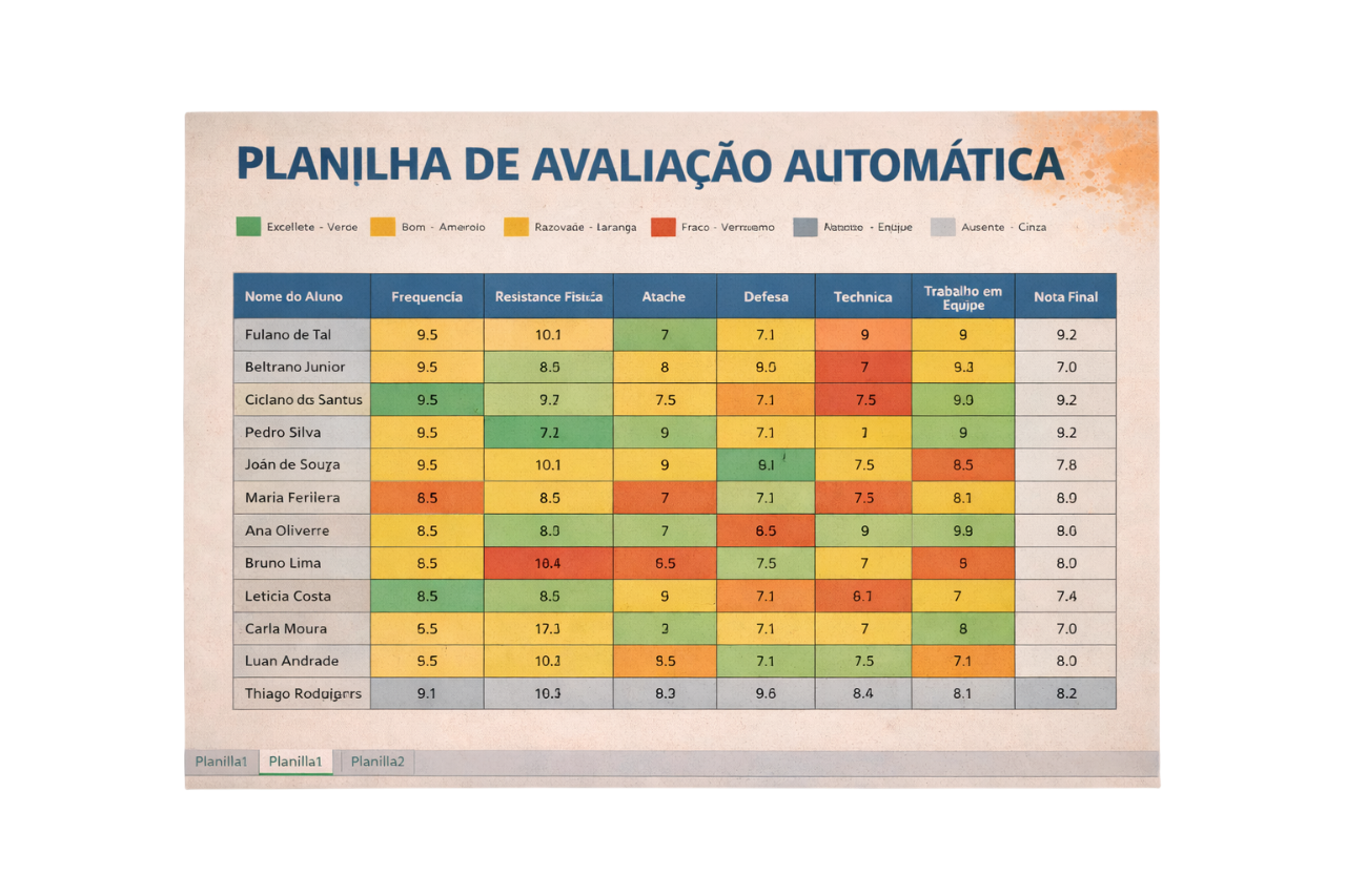 Bônus Planilha de Avaliação
